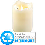 Britesta LED-Echtwachskerze mit beweglicher Flamme, 12,5 cm (Versandrückläufer) Britesta LED-Echtwachskerzen mit beweglicher Flamme und Timer