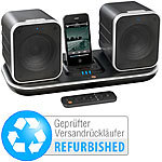 Muvid Funk-Lautsprecher m. iPod/iPhone-Dock, 25 W (Versandrückläufer) Muvid Lautsprecherboxen mit Dock-Connector