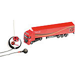 Coca-Cola-Truck "Fußball" 20 cm mit Ohr-Radio Coca-Cola-LKWs