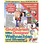 Grußkartendesigner Weihnachten & Silvester Druckvorlagen & -Softwares (PC-Softwares)