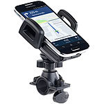 Callstel Universal-Fahrrad-Halterung für Smartphone & iPhone bis 85 mm Breite Callstel Fahrrad-Halterungen für iPhone & Smartphone