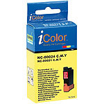 iColor Patrone für CANON (ersetzt BCI-24C/21C), color iColor Kompatible Druckerpatronen für Canon-Tintenstrahldrucker