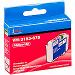 iColor Patrone für Epson (ersetzt T1811 T1812 T1813 T1814/ 18XL), magenta iColor Kompatible Druckerpatronen für Epson Tintenstrahldrucker