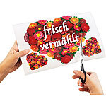 Your Design 16 Inkjet-Magnetfolien wasserfest A4 hochglänzend/weiß Your Design Magnet Druck-Folien