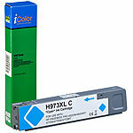 iColor Tintenpatrone für HP (ersetzt HP 973X), cyan iColor Kompatible Druckerpatronen für HP Tintenstrahldrucker