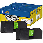 iColor 2er-Set Toner für Kyocera, ersetzt TK-5440K, schwarz, bis 5.600 Seiten iColor 