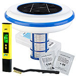 AGT Digitales pH-Wert-Testgerät mit  Solarbetriebener Pool-Ionisator AGT