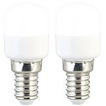 Luminea 2er-Set LED-Kühlschranklampen, E14, T25, 150 lm, 2 W, tageslichtweiß Luminea