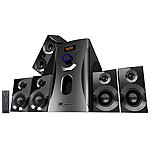 auvisio Home-Theater Surround-Sound-System 5.1, 160 Watt, MP3, Radio, schwarz auvisio 5.1 Surround-Lautsprecher-Systeme