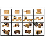 PEARL Virtual-Reality-Brille VRB55.3D, Bausatz für Smartphones (5" - 5,5") PEARL Virtual-Reality-Brillen für Smartphones