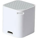 auvisio Mini-Lautsprecher und Kamera-Fernauslöser mit Bluetooth, 5 Watt auvisio Mini-Reiselautsprecher mit Bluetooth