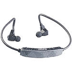 auvisio Wasserdichtes Sport-Headset SD-408.w, Bluetooth 4.0, aptX, IPX8 auvisio Wasserdichte In-Ear-Headsets mit Bluetooth