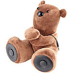 auvisio Lautsprecher-Teddybär mit Bluetooth 4.1 + EDR und Mikrofon, 10 Watt auvisio 
