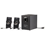 auvisio Klangstarkes Lautsprecher-System mit Bluetooth 2.1, Subwoofer, 30 Watt auvisio 2.1-Lautsprecher-Systeme mit Subwoofern und Bluetooth