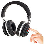 auvisio Over-Ear-Headset mit Bluetooth 3.0, Auto-Connect und Touch-Steuerung auvisio Over-Ear-Headsets mit Bluetooth