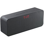 auvisio Stereo-Lautsprecher, Bluetooth, Freisprecher, MP3, FM-Radio, 20 Watt auvisio MP3-Lautsprecher mit Bluetooth