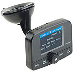 auvisio Kfz-DAB+/DAB-Empfänger, FM-Transmitter, Bluetooth, Freisprech-Funktion auvisio Kfz-DAB-Empfänger mit FM-Transmitter & Freisprecher