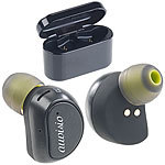 auvisio True Wireless In-Ear-Headset mit Powerbank-Etui, 12,5 Std.Spielzeit auvisio Kabelloses In-Ear-Stereo-Headsets mit Bluetooth, Lade-Etui und Sprach-Assistent