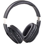 auvisio Faltbares Over-Ear-Headset, Bluetooth, Active Noise Cancelling 20 dB auvisio Over-Ear-Headsets mit Bluetooth und Noise Cancelling