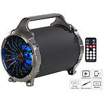 auvisio 2.1-Akku-Soundblaster, Bluetooth, FM, SD, 50 Watt (Versandrückläufer) auvisio Ghettoblaster mit Bluetooth