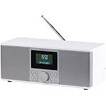 VR-Radio Digitales DAB+/FM-Stereo-Radio mit Bluetooth & Wecker, 30 Watt, weiß VR-Radio Digitale DAB+/FM-Radios mit Wecker