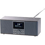 VR-Radio Digitales DAB+/FM-Stereo-Radio, Bluetooth & Wecker, 30 Watt, schwarz VR-Radio Digitale DAB+/FM-Radios mit Wecker