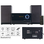 auvisio Micro-Stereoanlage, CD-Player, Radio, MP3-Player (Versandrückläufer) auvisio Micro-Stereoanlagen mit Bluetooth