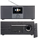 VR-Radio Stereo-Internetradio mit DAB+, FM, Bluetooth, Wecker, 32 Watt, schwarz VR-Radio Stereo-DAB- & Internetradios