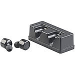 auvisio True Wireless In-Ear-Headset, Bluetooth, Auto Connect & Akku-Lade-Etui auvisio Kabelloses In-Ear-Stereo-Headsets mit Bluetooth und Lade-Etuis