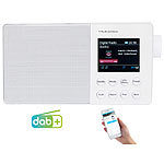 VR-Radio Mobiles Akku-Digitalradio mit DAB+, FM, Bluetooth & Farbdisplay, 10 W VR-Radio Digitales DAB+/FM-Koffer-Radios mit Bluetooth und Wecker