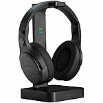 auvisio Digitaler Stereo-Funk-Kopfhörer mit Akku & DSP, 2in1-Ladestation, 60 m auvisio Digitale Over-Ear Funk-Kopfhörer mit DPS