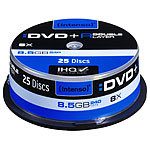 Intenso DVD+R 8,5GB 8x Double Layer, 25er-Spindel Intenso DVD-Rohlinge