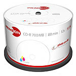 PRIMEON CD-R 700 MB, 52x, photo-on-disc, Inkjet Full Size Printable, 50-Box PRIMEON CD-Rohlinge