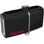 SanDisk Ultra Dual USB-Laufwerk 3.0, 128 GB, OTG, USB + Micro-USB SanDisk OTG Micro USB Speichersticks