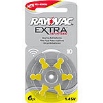 RAYOVAC Hörgeräte-Batterien 10 Extra Advanced 1,45V 105 mAh, 6er-Pack RAYOVAC Hörgeräte-Batterien