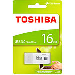 Toshiba USB-3.0-Stick TransMemory U301, 16 GB, Super Speed, weiß Toshiba USB-3.0-Speichersticks