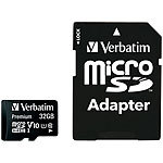 Verbatim Premium microSDHC-Speicherkarte 32 GB, 90 MB/s, Class 10, U1 Verbatim microSD-Speicherkarten UHS U1