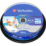Verbatim 10er-Spindel Blu-ray-Rohlinge 25 GB printable, 6x Speed Verbatim Blu-Ray-Rohlinge