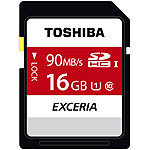 Toshiba Exceria SDHC-Speicherkarte N302, 16 GB, Class 10 / UHS U1 Toshiba SD-Speicherkarten (SDHC)
