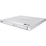 LG GP57EW40 externer DVD-Brenner, 8x, Slim, weiß LG Externe CD- & DVD-Laufwerke