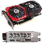 MSI Grafikkarte GeForce GTX 1050 Ti Gaming X, DP/HDMI/DVI, 4 GB GDDR5 MSI Grafikkarten