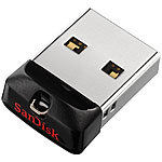 SanDisk Cruzer Fit USB-2.0-Flash-Laufwerk, 64 GB SanDisk Mini-USB-Speichersticks