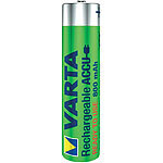 Varta 4er-Set NiMH-Akkus Typ AAA / Micro, 800 mAh Varta NiMH-Akkus Micro (AAA)
