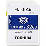 Toshiba WLAN-SD(HC)-Speicherkarte FlashAir W-04, 32 GB, UHS-I U3 Toshiba SD-Speicherkarten mit WLAN