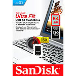 SanDisk Ultra Fit USB-3.1-Flash-Laufwerk, 64 GB SanDisk Mini-USB-Speichersticks
