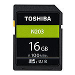 Toshiba SDHC-Speicherkarte N203 16 GB Class 10 / UHS-I, bis zu 100 MB/s Toshiba SD-Speicherkarten (SDHC)