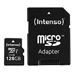 Intenso Premium-microSDXC-Speicherkarte 128 GB, Class 10 / UHS-I Intenso microSD-Speicherkarten UHS U1