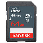 SanDisk 64 GB Ultra GB SDXC-Speicherkarte, Class 10, 48 MB/s, UHS-I SanDisk SD-Speicherkarten (SDHC)
