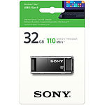 Sony USB-Stick Micro Vault X, USB 3.1, 32 GB, Lesen bis 110 MB/s, schwarz Sony USB-3.0-Speichersticks