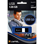 Xlyne USB-3.0-Stick "Wave" mit 128 GB, bis 60 MB/s lesen, 20 MB/s schreiben Xlyne USB-3.0-Speichersticks